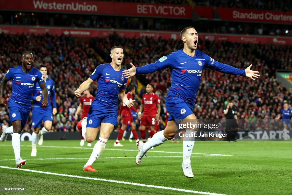 Liverpool v Chelsea - Carabao Cup Third Round