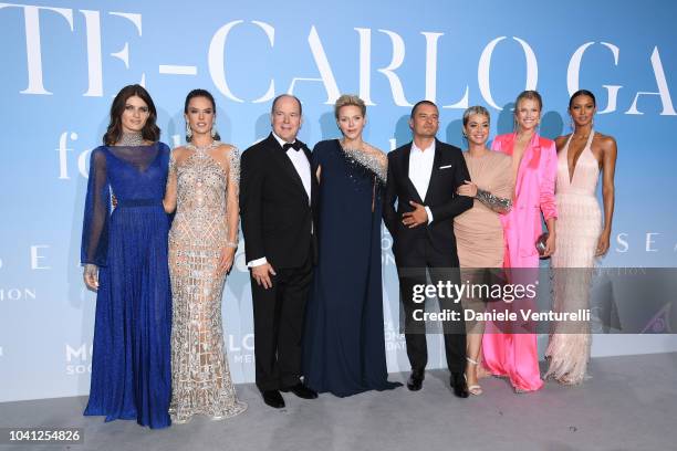 Isabeli Fontana, Alessandra Ambrosio, Prince Albert II of Monaco, Princess Charlene of Monaco, Orlando Bloom, Katy Perry, Toni Garrn and Lais Ribeiro...