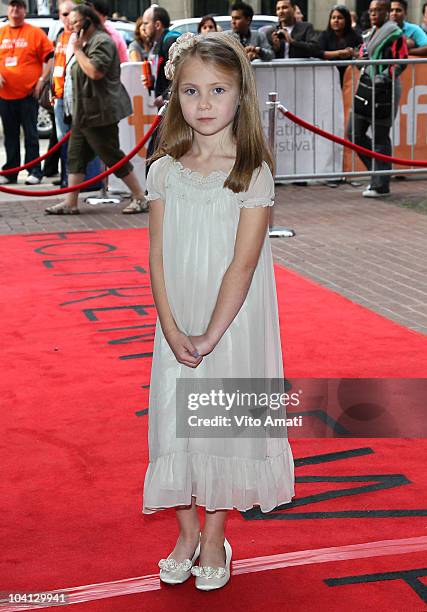 Actress Faith Wladyka attends "Blue Valentine" Premiere during the 35th Toronto International Film Festival at Ryerson Theatre on September 15, 2010...