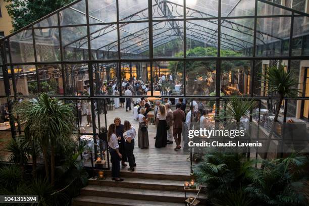 General view of Brunello Cucinelli presentation during Milan Fashion Week Spring/Summer 2019 on September 19, 2018 in Milan, Italy.