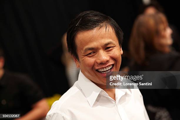 Zang Toi attends the Zang Toi Spring 2011 fashion show during Mercedes-Benz Fashion Week at The Studio at Lincoln Center on September 15, 2010 in New...