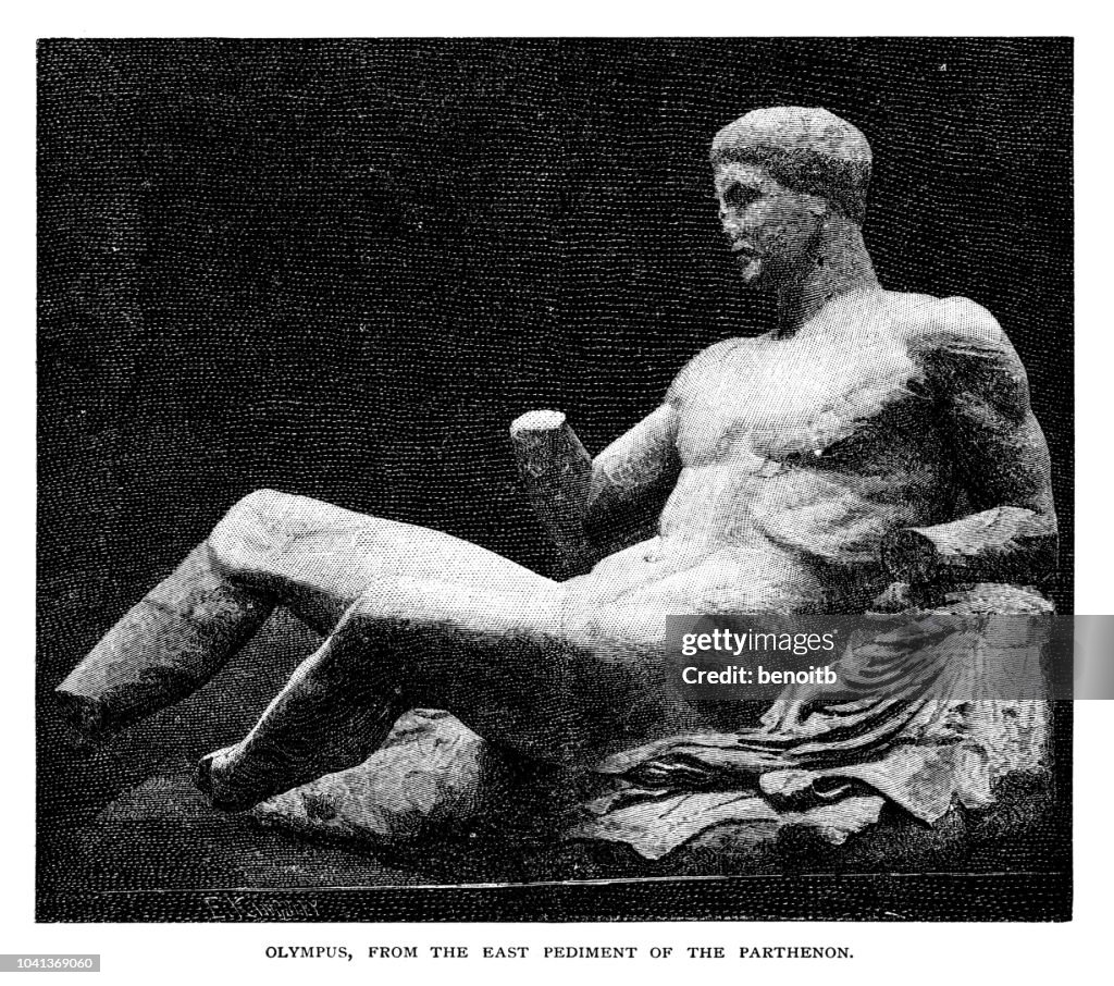Olympus, from the east pediment of the Parthenon
