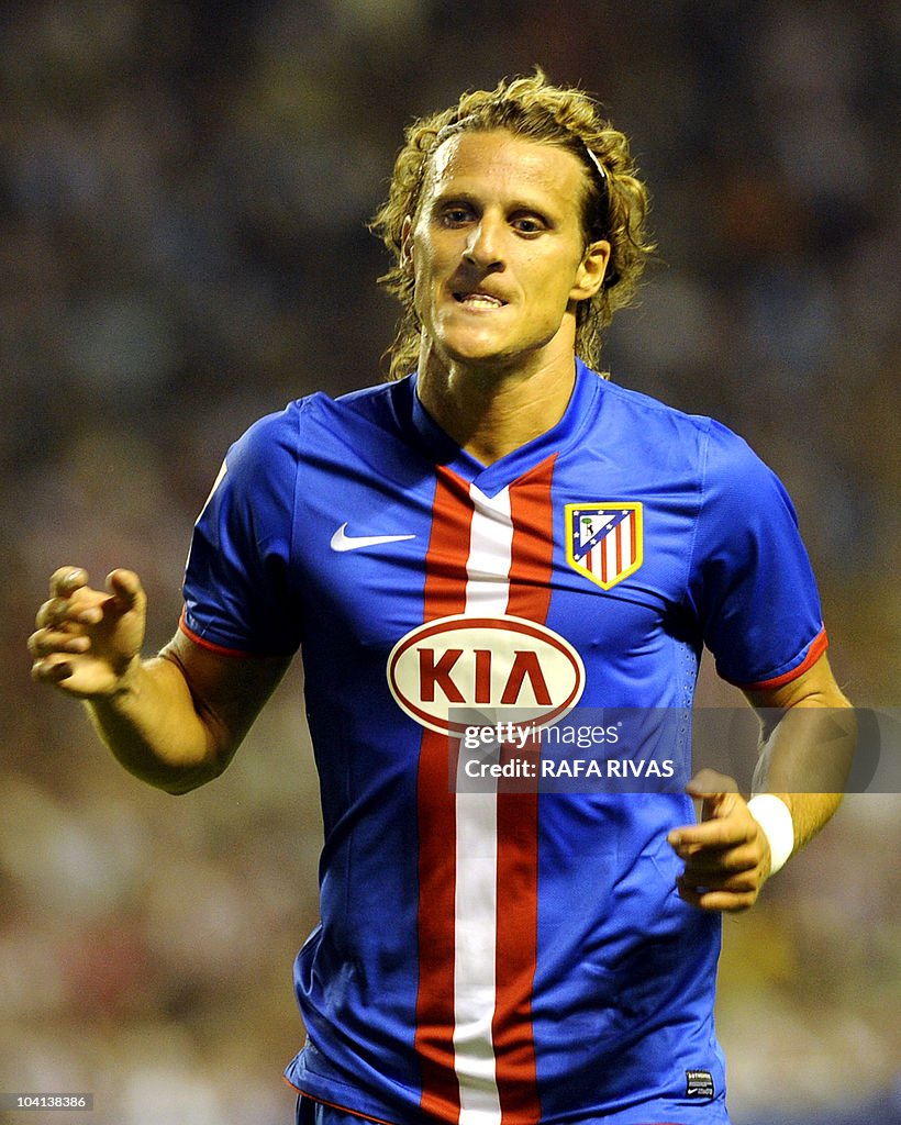 Atletico Madrid's Uruguayan Diego Forlan