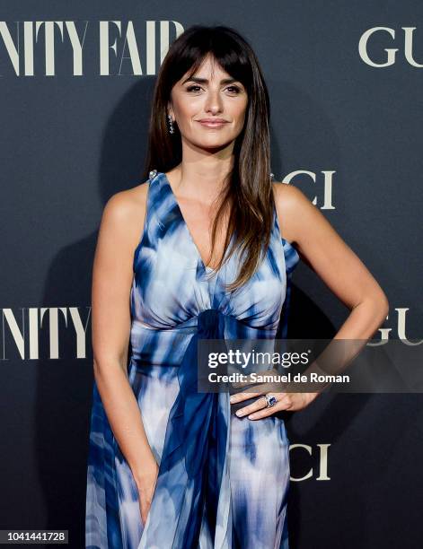 Penelope Cruz attends 'Vanity Fair's Personality of the Year' Awards at Royal Theatre on September 26, 2018 in Madrid, Spain.