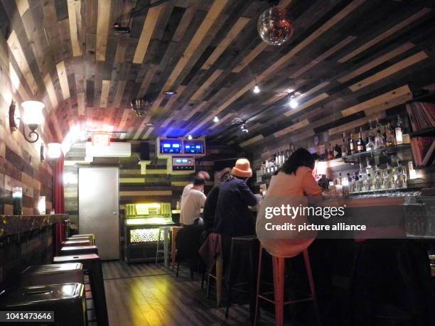 Interior view of the newly opened Mezcal bar 'Mezcaleria La Milagrosa' in New York, USA, 07 February 2017. The bar looks like a grocery store from...