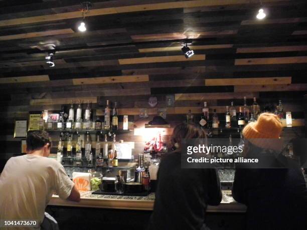 Interior view of the newly opened Mezcal bar 'Mezcaleria La Milagrosa' in New York, USA, 07 February 2017. The bar looks like a grocery store from...