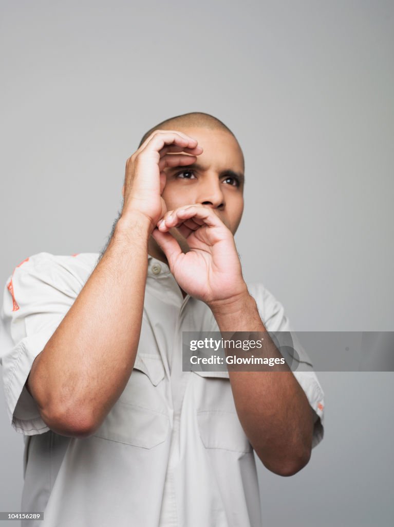 Guy In Fear Closeup Of A Young Man In Fear High-Res Stock Photo - Getty Images