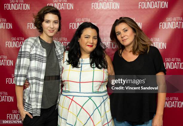 Actress Mary Elizabeth Winstead, Jenelle Riley, Variety and Director Eva Vives attend SAG-AFTRA Foundation Conversations screening of "All About...