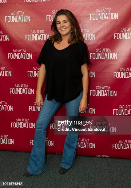 Director Eva Vives attends SAG-AFTRA Foundation Conversations screening of "All About Nina" at SAG-AFTRA Foundation Screening Room on September 20,...
