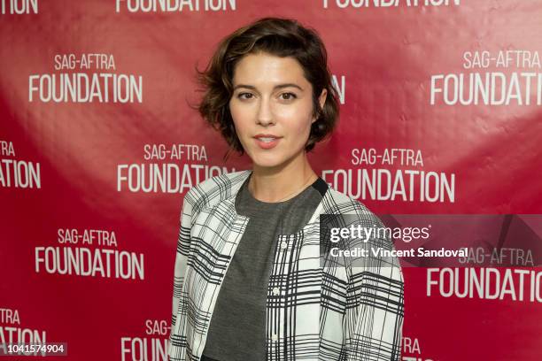 Actress Mary Elizabeth Winstead attends SAG-AFTRA Foundation Conversations screening of "All About Nina" at SAG-AFTRA Foundation Screening Room on...