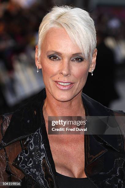 Brigitte Nielsen attends the UK premiere of 'The Death and Life of Charlie St. Cloud' at Empire Leicester Square on September 16, 2010 in London,...