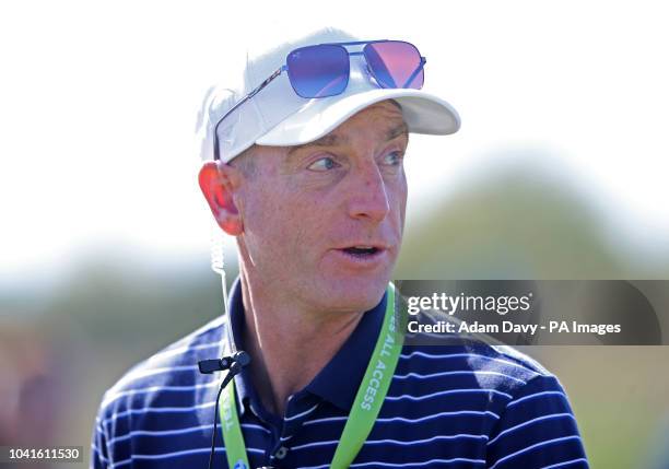 Team USA captain Jim Furyk during preview day four of the Ryder Cup at Le Golf National, Saint-Quentin-en-Yvelines, Paris.