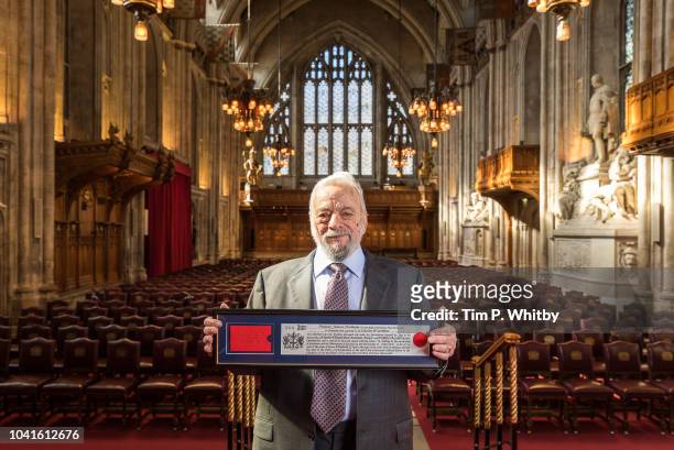 Composer and lyricist Stephen Sondheim receives the Freedom of the City of London by the City of London Corporation in recognition of his outstanding...