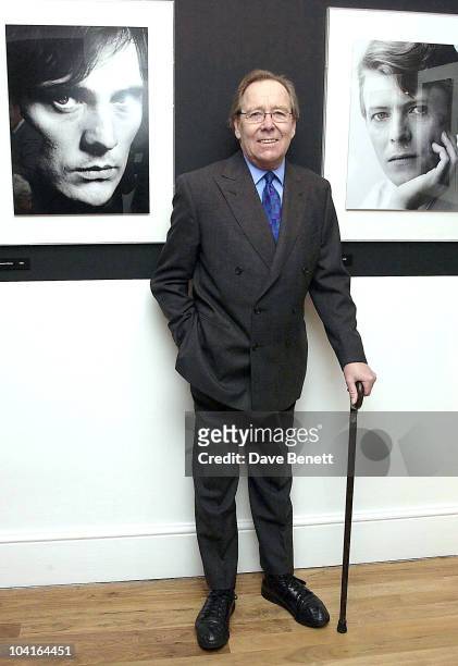 Lord Snowdon, Lord Snowdon Held His Latest Photography Exhibition Of Portraits At His Son Viscout Linley's Shop In Pimlico,it Was The First Time The...