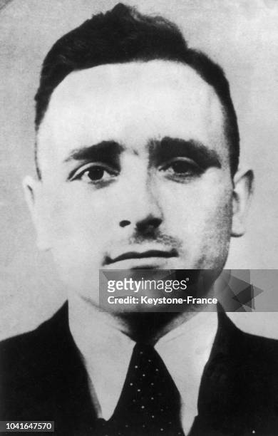 Portrait de Klaus Barbie, officier allemand à la direction de la Gestapo de la région lyonnaise entre 1942 et 1944.