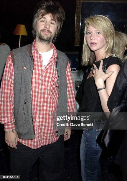 Beatle Ringo Starr's children Jason Starkey and Lee Starkey at Bill Wyman's Book "Rolling With The Stones" Launch Party At The Cafe De Paris In London