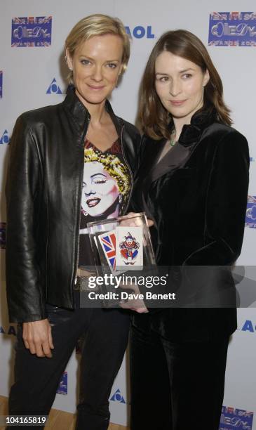 Cold Feet Stars Hermione Norris And Helen Baxendale, The 2001 British Comedy Awards, At Lwt Studio's, London