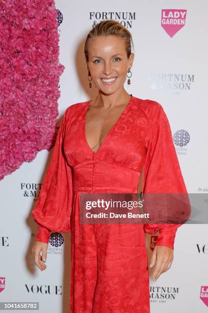 Davinia Taylor attends the 5th annual Lady Garden lunch in support of the Silent No More Gynaecological Cancer Fund at Fortnum & Mason on September...