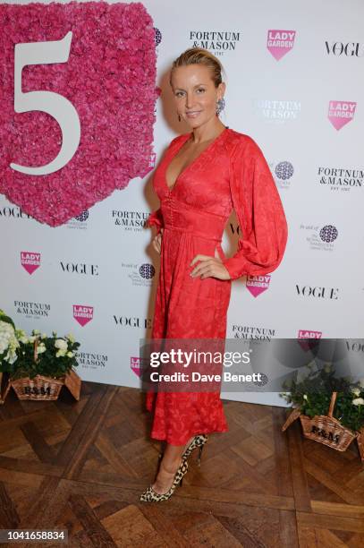 Davinia Taylor attends the 5th annual Lady Garden lunch in support of the Silent No More Gynaecological Cancer Fund at Fortnum & Mason on September...