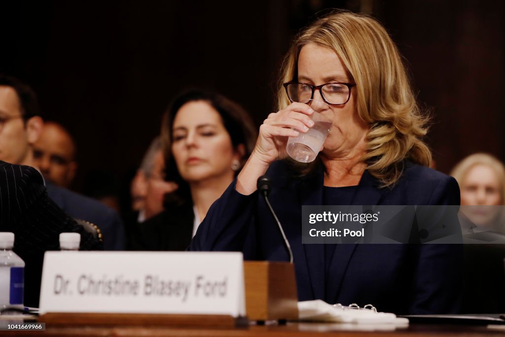 Dr. Christine Blasey Ford And Supreme Court Nominee Brett Kavanaugh Testify To Senate Judiciary Committee