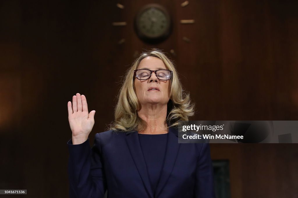 Dr. Christine Blasey Ford And Supreme Court Nominee Brett Kavanaugh Testify To Senate Judiciary Committee