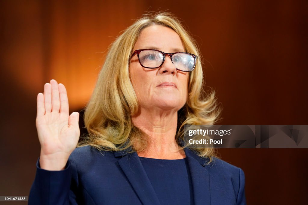 Dr. Christine Blasey Ford And Supreme Court Nominee Brett Kavanaugh Testify To Senate Judiciary Committee