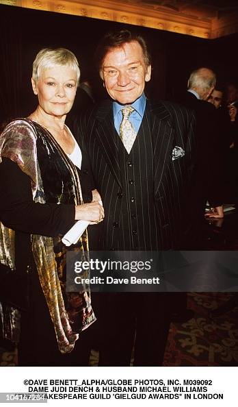 Dame Judi Dench & Husband Michael Williams, "The Shakespeare Guild 'Gielgud Awards" In London Dame Judi Dench & Husband Michael Williams, "The Shakespeare Guild 'Gielgud Awards" In London