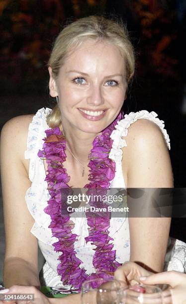 Supermodel Adriana Karembeu, Sega Party In The Isle Aux Cerfs Island,where Guests Enjoyed A Night Of Sega Dancing And Fire Display On The Sand Banks,...