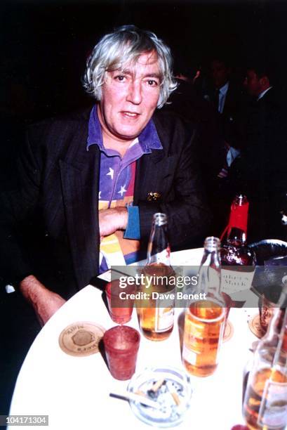 Peter Cook attends the Perdu Party at the London Commonwealth Institute in December 1994 in London, England.