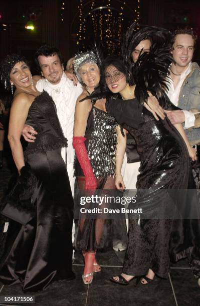 Shirley Bassey, Nicky Haslam, Liz Brewer & Pattie Wong, Hong Kong Financier Andy Wong And His Wife Pattie Throw Their Annual Chinese New Year Party....