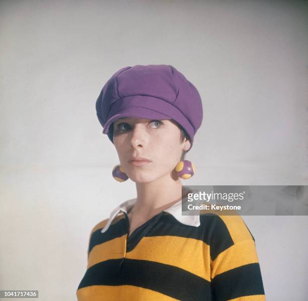 Fashion model and later actress Geraldine Chaplin, the daughter of actor and director Charlie Chaplin, circa 1965.