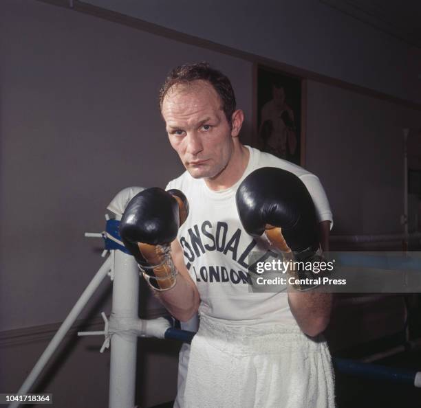 English heavyweight boxer Henry Cooper , 1969.