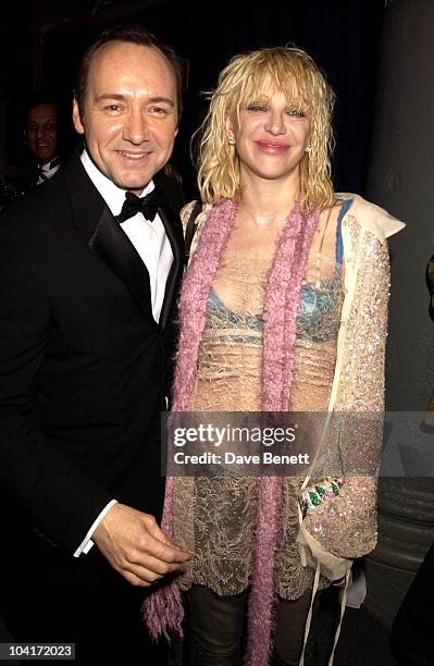 Kevin Spacey & Courtney Love, The Old Vic Theatre Benefit Party Held At The Old Vic Theatre London.