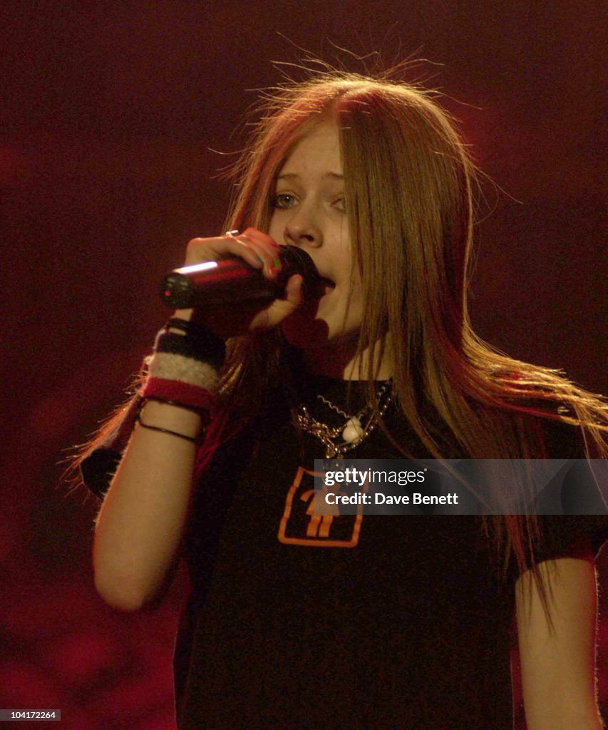 Rehearsals For The Brit Awards 2003
