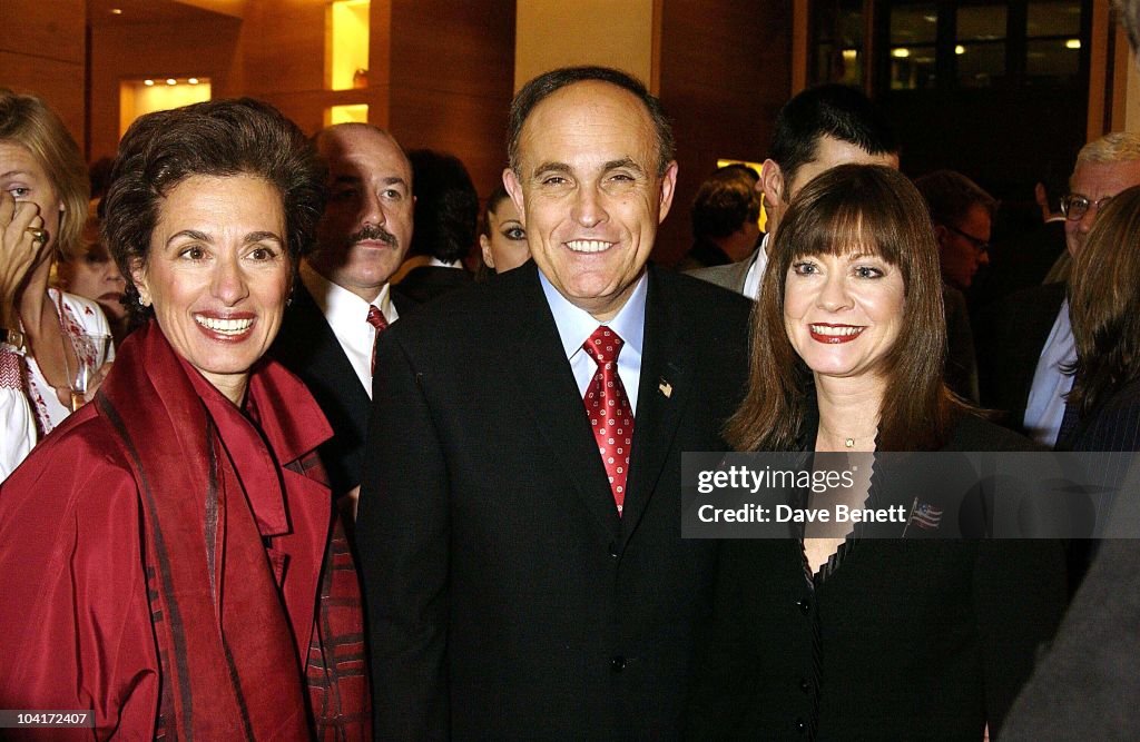 Burberry Plays Host To Rudolph Giuliani & His Party