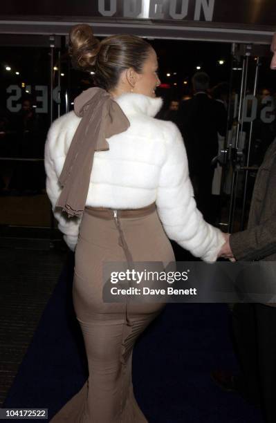 Jennifer Lopez, "Maid In Manhattan"Premiere, The Odeon Leicester Square London