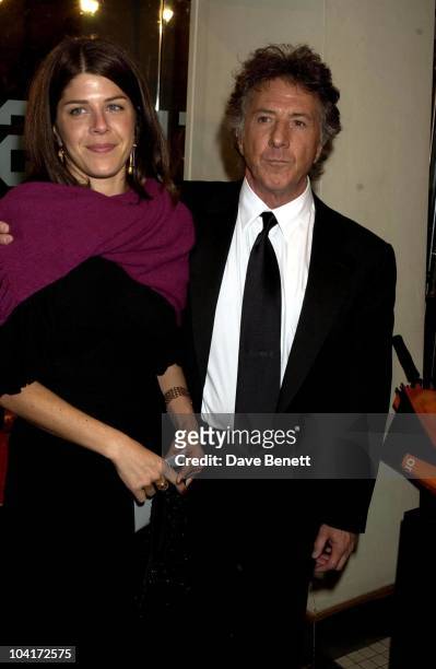 Dustin Hoffman & Daughter, The Orange British Academy Film Awards 2002, At The Odeon, Leicester Square, London