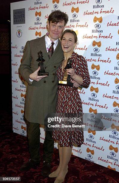 Alex Jennings And Joanne Ryder, The Laurence Olivier Theatre Awards 2003 Held At The Lyceum Theatre In London