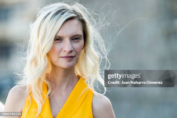 Agata Buzek attends the 'High Life' photocall during the 66th San Sebastian International Film Festival on September 27, 2018 in San Sebastian, Spain.