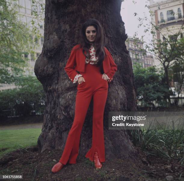 American singer-songwriter Bobbie Gentry in London, UK, May 1968.