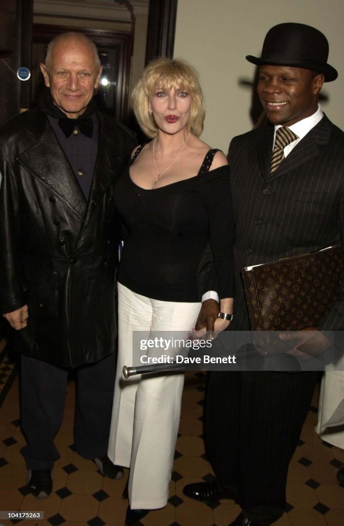 The First Night Of Cirque Du Soleil European Tour Of Their New Show Dralion At The Royal Albert Hall, London, Steven Berkoff With Chris Eubank, Faith Brown & Friend