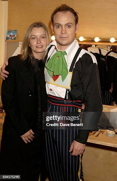 Jason Donovan With His Girlfriend Angela Malloch, Jason Donovan In Chitty Chitty Bang Bang At The London Palladium, Argyll Street, London