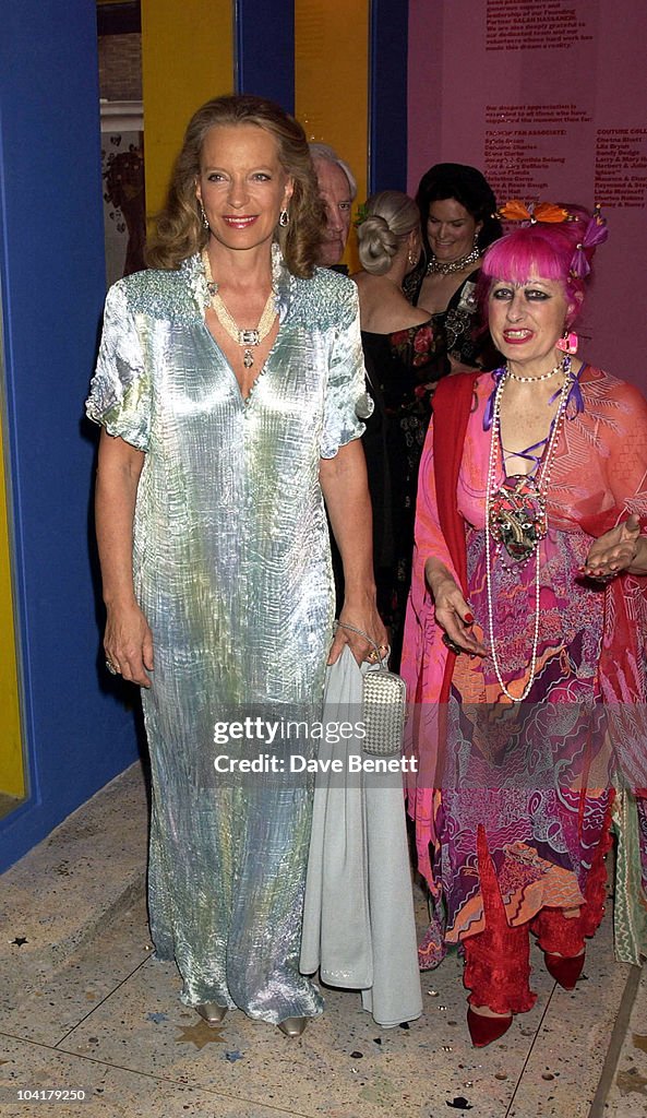Princess Michael Of Kent With Zandra Rhodes, Zandra Rhodes Fashion
