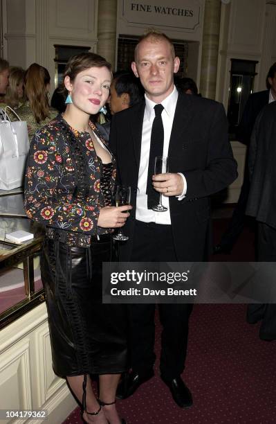 Camilla Rutherford & Husband Rufus, Opening Of Christian Dior Fine Jewellery Boutique In Harrods, London