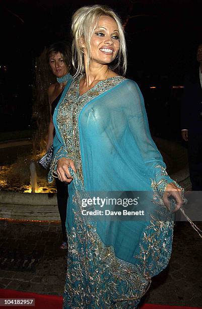 Pamala Anderson, At The Trudie Styler And Vincent Longo Cannes Charity Evening In Aid Of The Sabera Foundation And Amfar, At La Bagatelle, Cannes,...