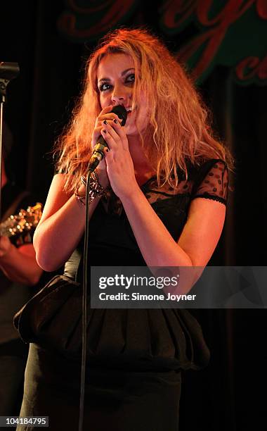 Singer Charlotte Church debuts her new album 'Back To Scratch' at The Pigalle Club on September 16, 2010 in London, England.