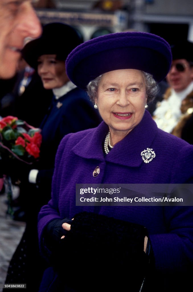 Queen Elizabeth II at the Maundy Service..........