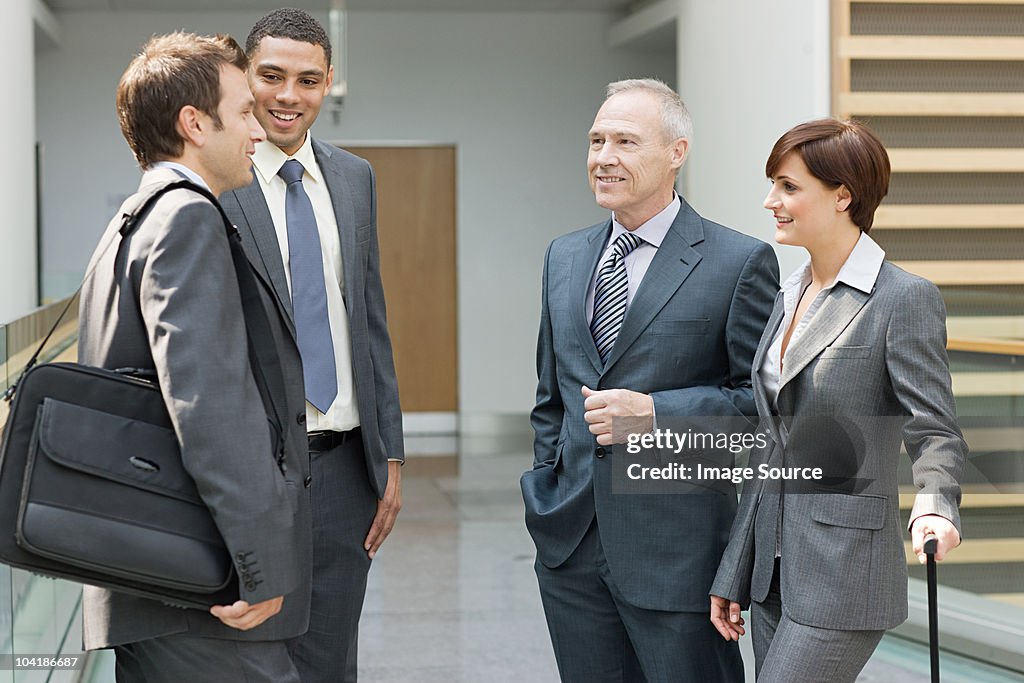 Businesspeople meeting in office