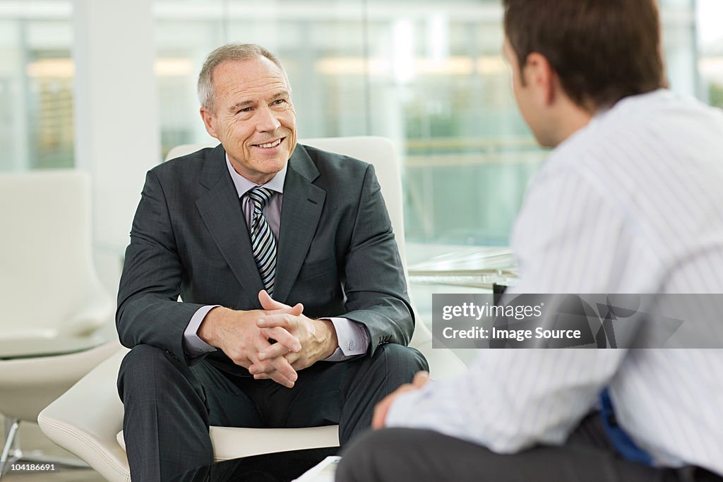 Businessmen shaking hands