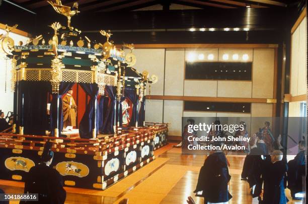 Enthronement of Emperor Akihito, 8th November 1990.